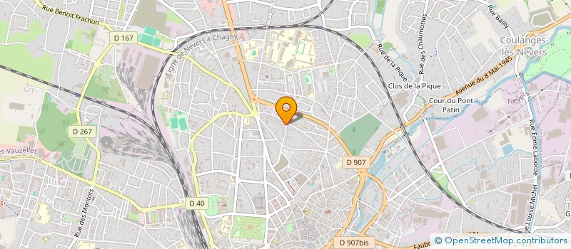 localisation de l'entreprise MONSIEUR TAMATOA GRAILLOT à NEVERS