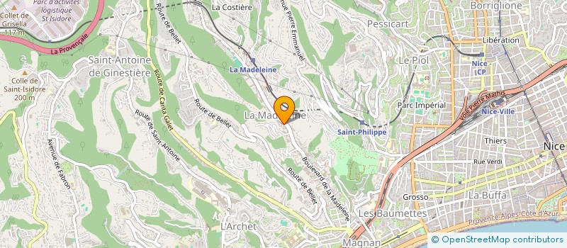 localisation de l'entreprise MONSIEUR TAMAZ TSERETELI à NICE