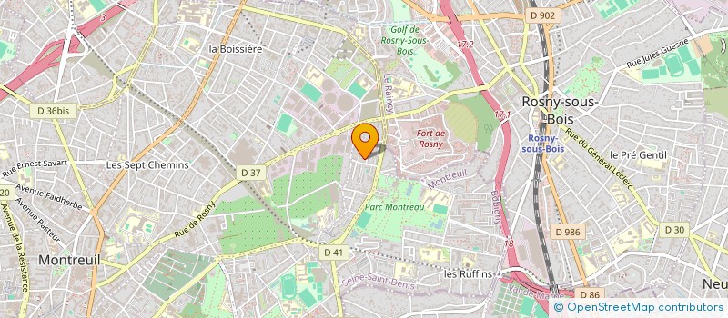 localisation de l'entreprise MONSIEUR TAMBA SISSOKO à MONTREUIL