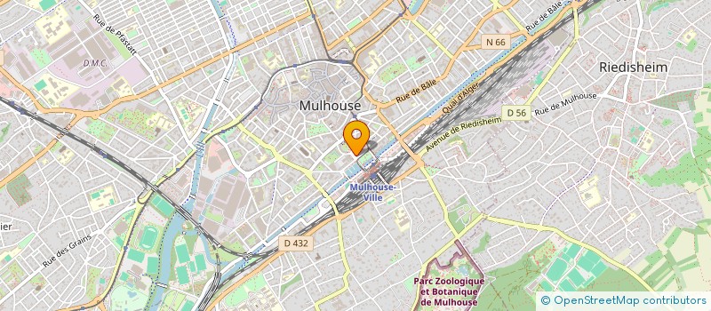 localisation de l'entreprise MONSIEUR TAMBI DEAA EDDIN  MULHOUSE