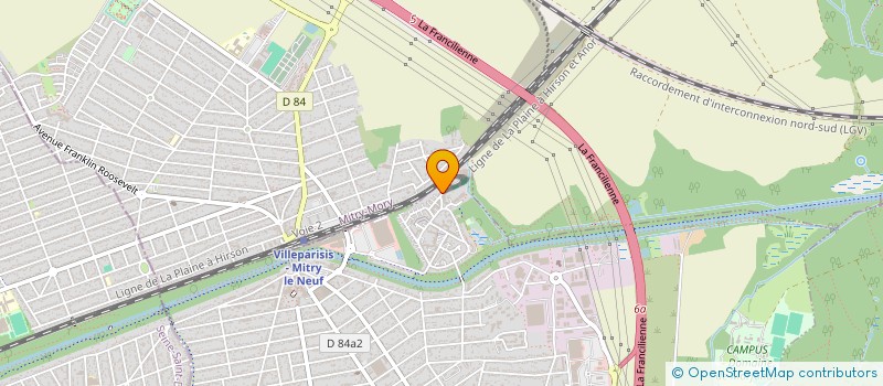 localisation de l'entreprise MONSIEUR TAMBWE MBUMBA  VILLEPARISIS