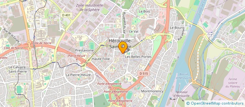 localisation de l'entreprise MONSIEUR TAMER BALTAS  HEROUVILLE-SAINT-CLAIR