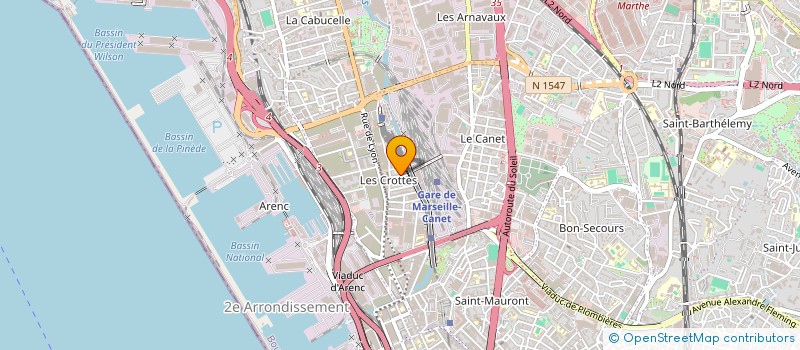 localisation de l'entreprise MONSIEUR TAMER BAOUCH  MARSEILLE