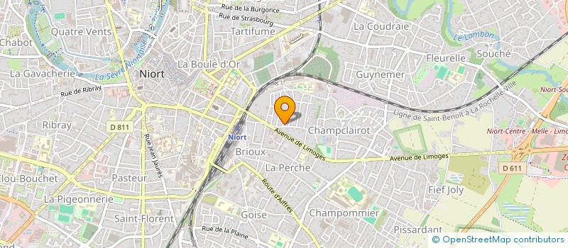 localisation de l'entreprise MONSIEUR TAMER EBEID  NIORT