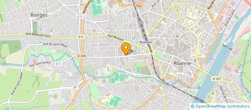 localisation de l'entreprise MONSIEUR TAMER FUQAHA  ROANNE