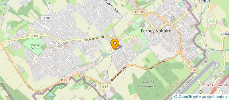 localisation de l'entreprise MONSIEUR TAMER HASSANEIN à FERNEY-VOLTAIRE