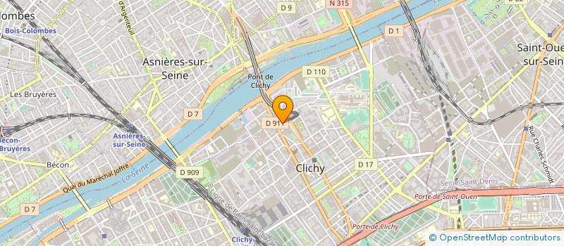 localisation de l'entreprise MONSIEUR TAMER KHALIL à CLICHY