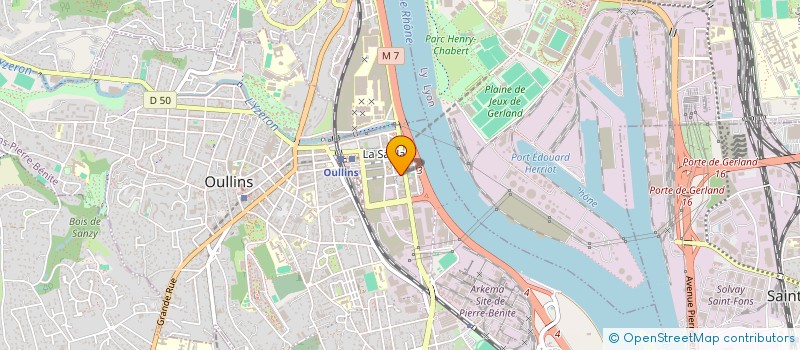 localisation de l'entreprise MONSIEUR TAMIM HARIZI  OULLINS-PIERRE-BENITE