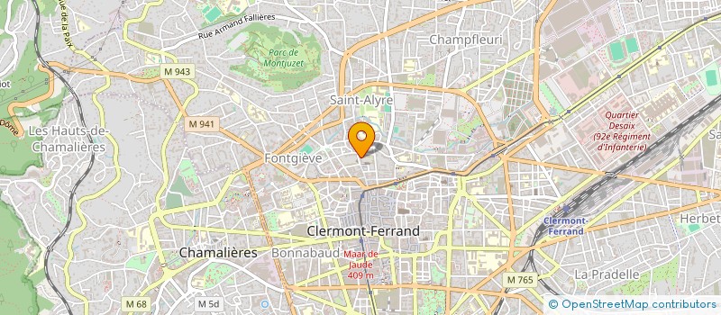 localisation de l'entreprise MONSIEUR TAMIM HAYAT  CLERMONT-FERRAND