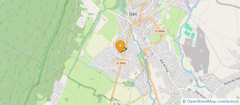 localisation de l'entreprise MONSIEUR TAMIME BENSLIMANE  GEX