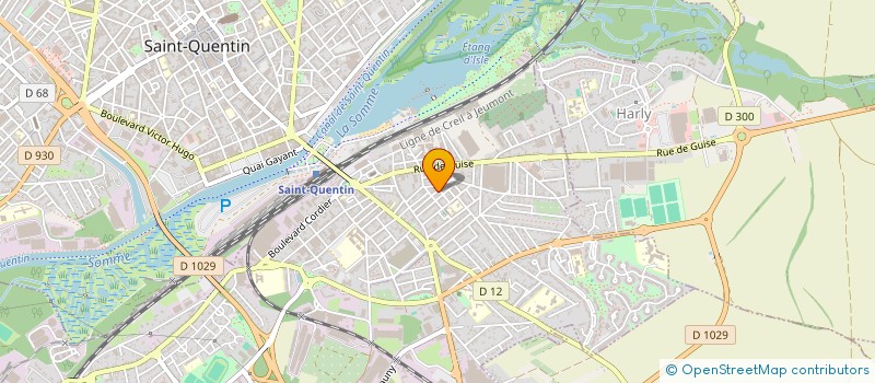 localisation de l'entreprise MONSIEUR TAMIME MAOULIDA  SAINT-QUENTIN