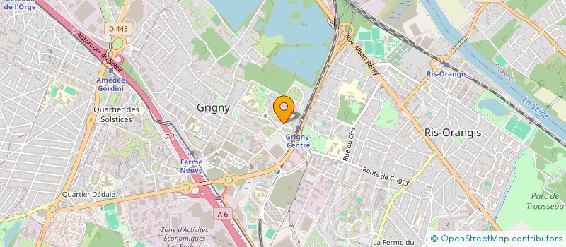 localisation de l'entreprise MONSIEUR TAMINI DRAME  GRIGNY