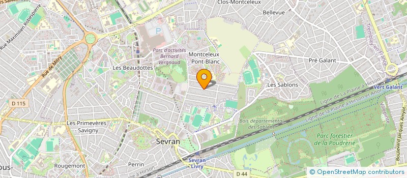 localisation de l'entreprise MONSIEUR TAMOOR BUTT à SEVRAN