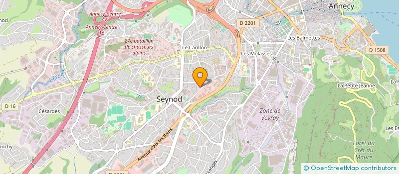 localisation de l'entreprise MONSIEUR TAMSIR SENE DIOP  ANNECY