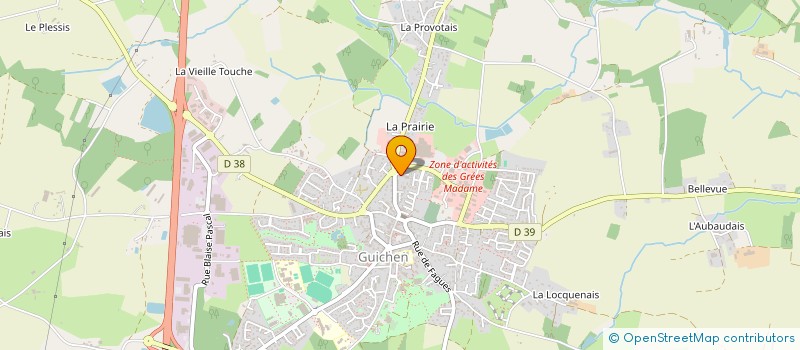 localisation de l'entreprise MONSIEUR TAN DAO à GUICHEN