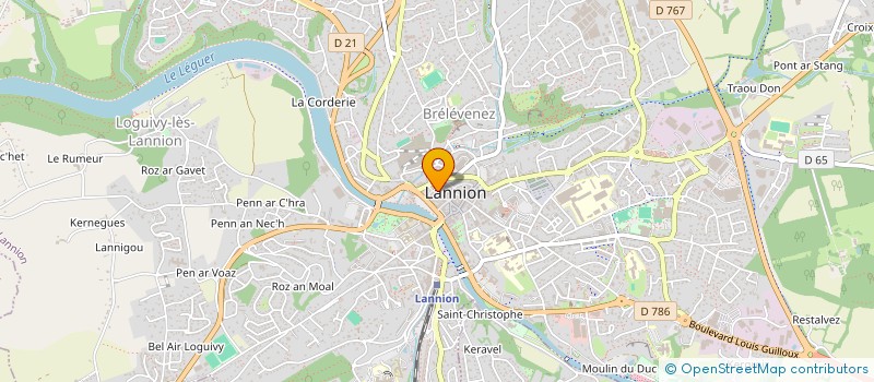 localisation de l'entreprise MONSIEUR TAN-PHONG TRUONG à LANNION