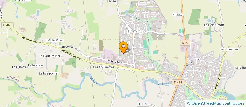 localisation de l'entreprise MONSIEUR TANAIG STENFORT  DOMLOUP