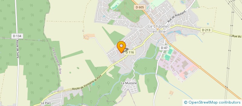 localisation de l'entreprise MONSIEUR TANCREDE AGOSTINI à LE CHATELET-EN-BRIE