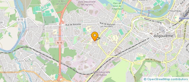 localisation de l'entreprise MONSIEUR TANCREDE BRUSSEAUX à ANGOULEME