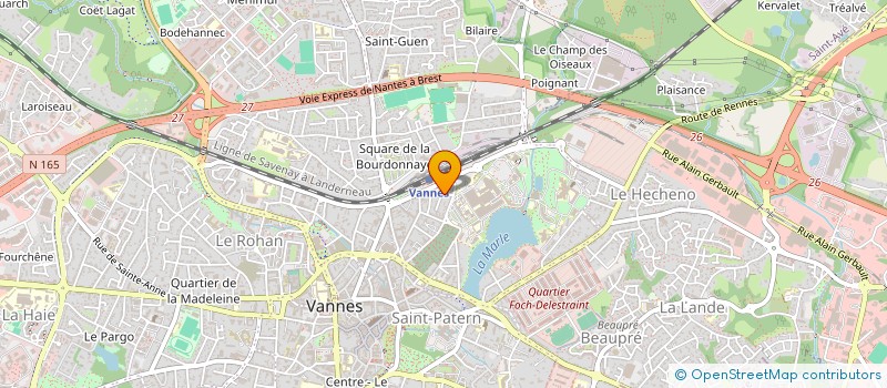 localisation de l'entreprise MONSIEUR TANCREDE D'HAUTEVILLE à VANNES