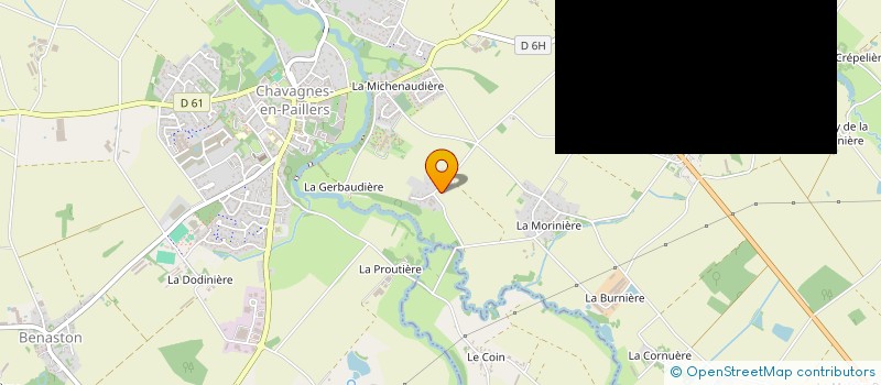 localisation de l'entreprise MONSIEUR TANCREDE DE GUERRY  CHAVAGNES-EN-PAILLERS