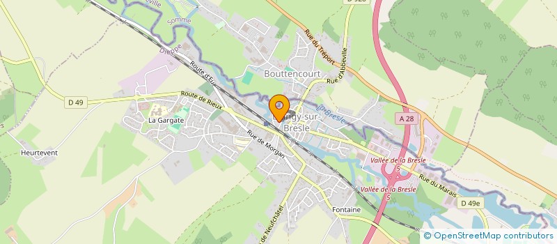 localisation de l'entreprise MONSIEUR TANCREDE DELLEAUX à BLANGY-SUR-BRESLE