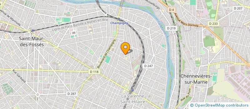 localisation de l'entreprise MONSIEUR TANCREDE DELVOLVE  SAINT-MAUR-DES-FOSSES