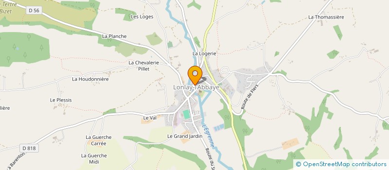 localisation de l'entreprise MONSIEUR TANCREDE DUBOSCQ à LONLAY-L'ABBAYE