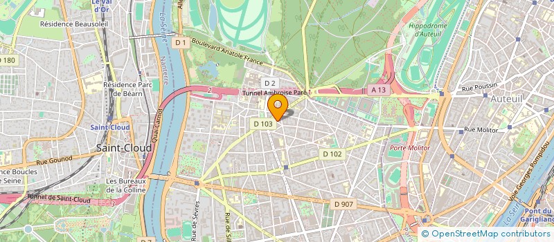 localisation de l'entreprise MONSIEUR TANCREDE JANKOWSKI DE NIEWMIERZYCKI à BOULOGNE-BILLANCOURT