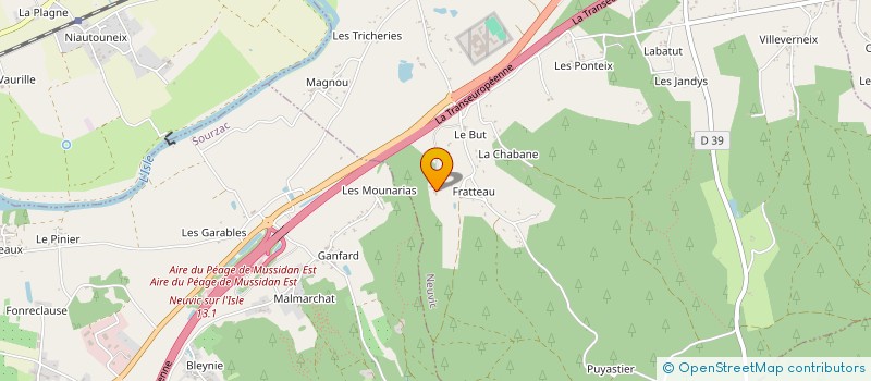 localisation de l'entreprise MONSIEUR TANCREDE PIRON  NEUVIC