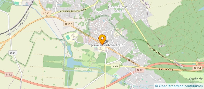localisation de l'entreprise MONSIEUR TANCREDI RAPEGGIA  JOUARS-PONTCHARTRAIN