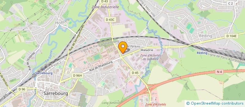 localisation de l'entreprise MONSIEUR TANER DOKUR  SARREBOURG