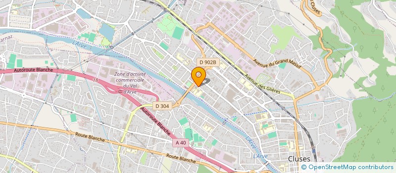 localisation de l'entreprise MONSIEUR TANER DURSUN  CLUSES