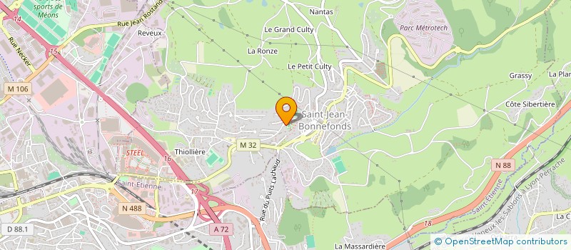 localisation de l'entreprise MONSIEUR TANER FAKILI à SAINT-JEAN-BONNEFONDS