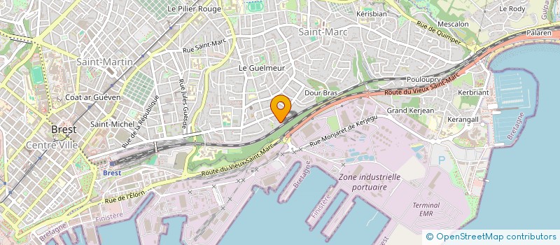 localisation de l'entreprise MONSIEUR TANGI BODIO à BREST