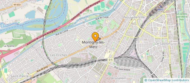 localisation de l'entreprise MONSIEUR TANGI TABUTEAU à MONTIGNY-LES-METZ
