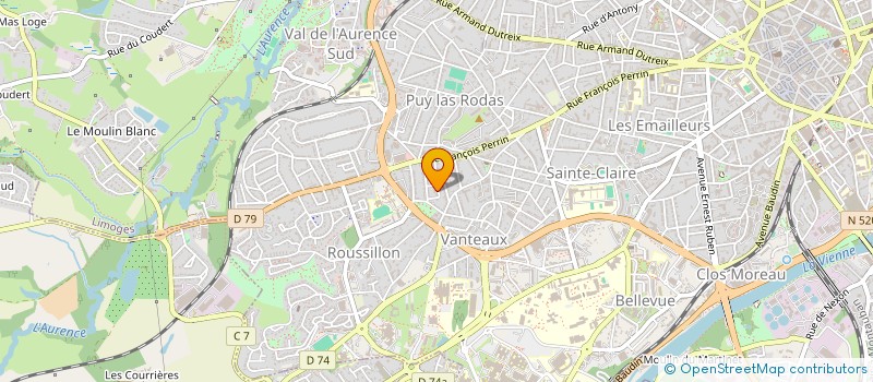 localisation de l'entreprise MONSIEUR TANGI VENETZ à LIMOGES