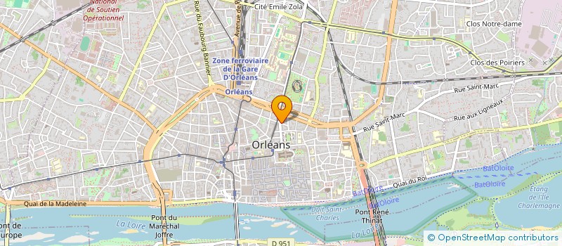 localisation de l'entreprise MONSIEUR TANGO SEARA BOUZAS  ORLEANS