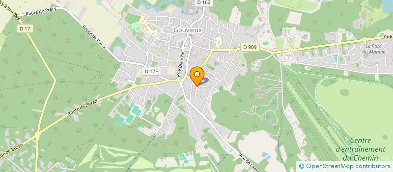 localisation de l'entreprise MONSIEUR TANGUI LE NOZEH  GOUVIEUX