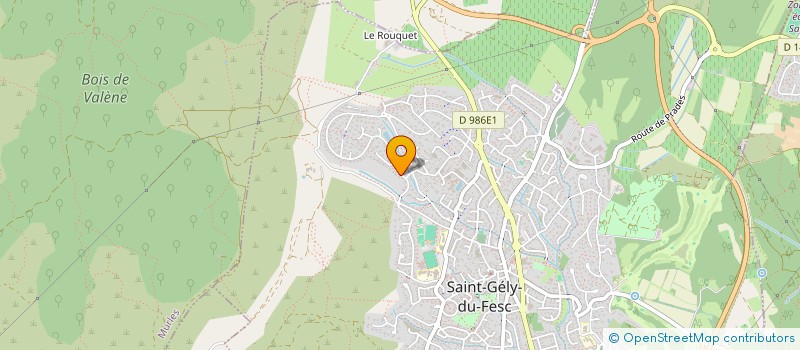 localisation de l'entreprise MONSIEUR TANGUI MAURICE à SAINT-GELY-DU-FESC