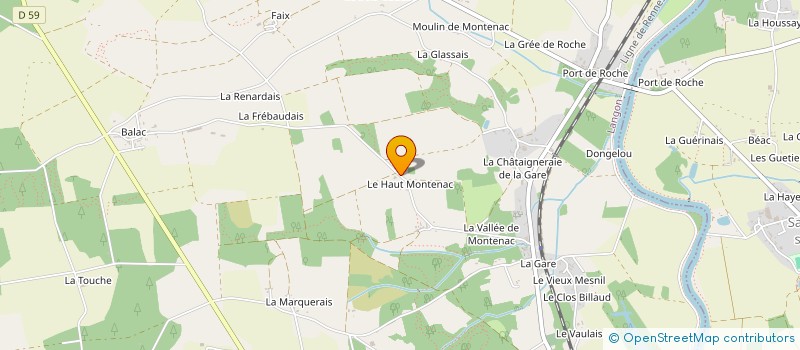 localisation de l'entreprise MONSIEUR TANGUI SEVELLEC  LANGON