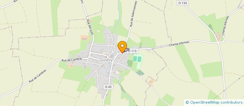 localisation de l'entreprise MONSIEUR TANGUY ADIASSE  QUIEVY