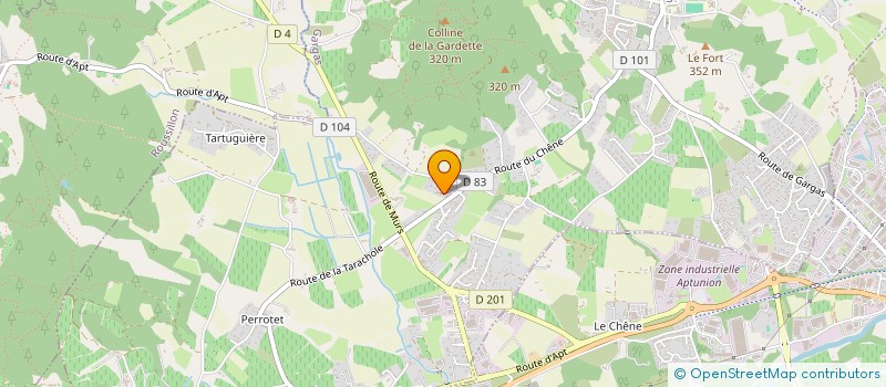 localisation de l'entreprise MONSIEUR TANGUY ADRIAN  GARGAS