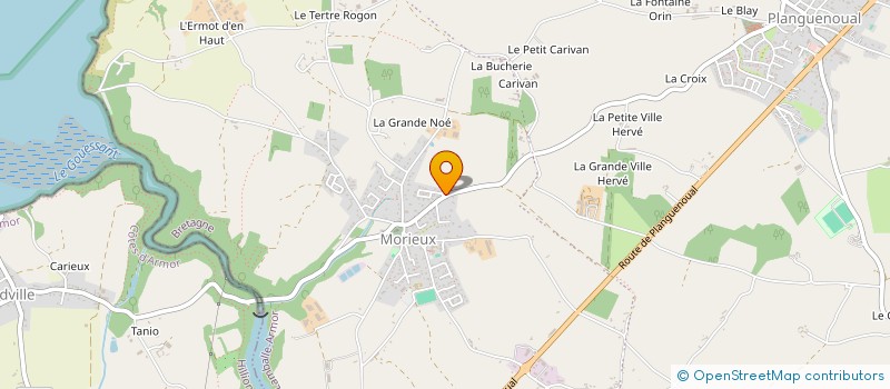 localisation de l'entreprise MONSIEUR TANGUY ANDRE  LAMBALLE-ARMOR