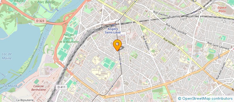 localisation de l'entreprise MONSIEUR TANGUY AUMONT  ANGERS