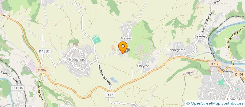 localisation de l'entreprise MONSIEUR TANGUY BALEYDIER  POLIGNAC