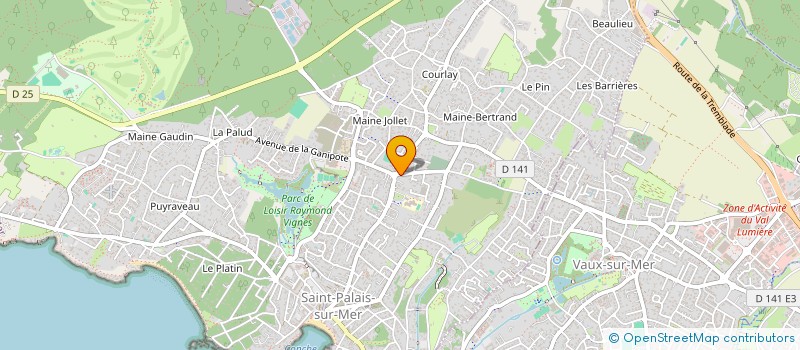 localisation de l'entreprise MONSIEUR TANGUY BALLAY  SAINT-PALAIS-SUR-MER