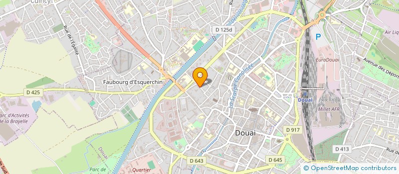 localisation de l'entreprise MONSIEUR TANGUY BAUDUIN  DOUAI