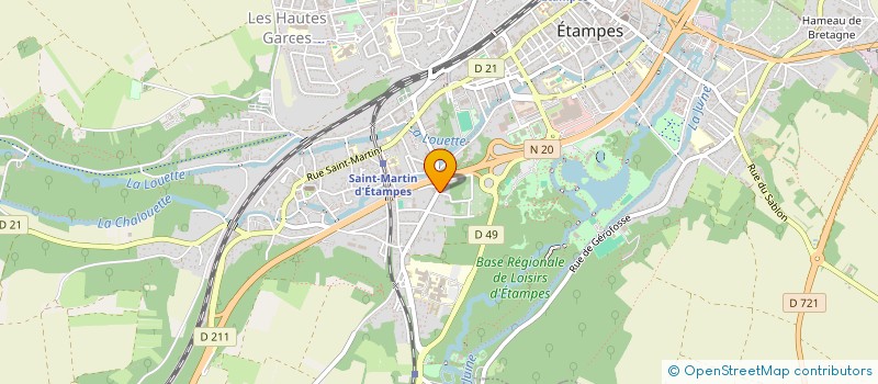 localisation de l'entreprise MONSIEUR TANGUY BEKAERT à ETAMPES