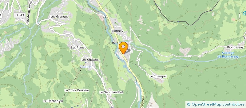 localisation de l'entreprise MONSIEUR TANGUY BERTHIER  SAINT-GERVAIS-LES-BAINS